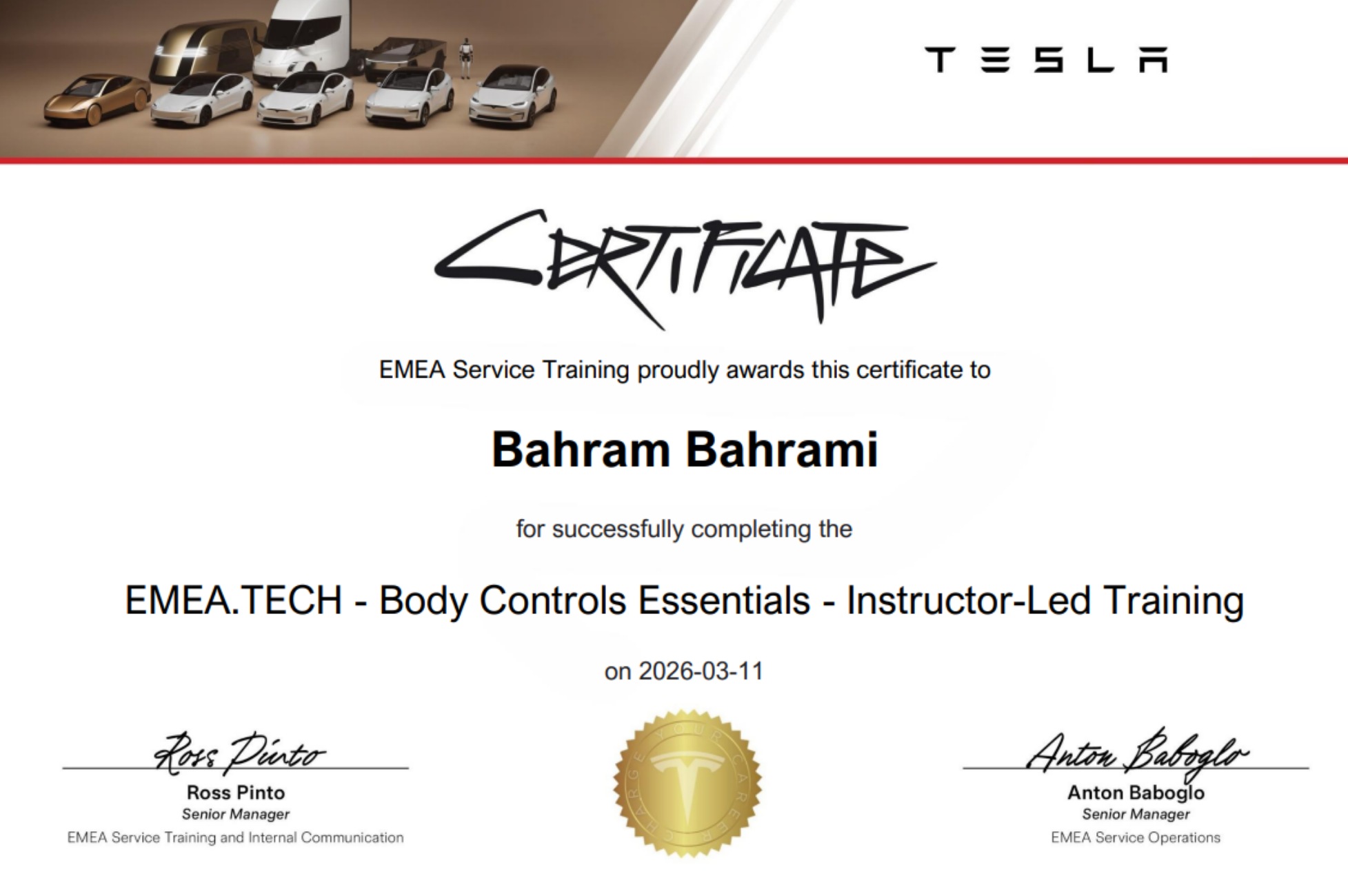 Certifikovaný servis Tesla